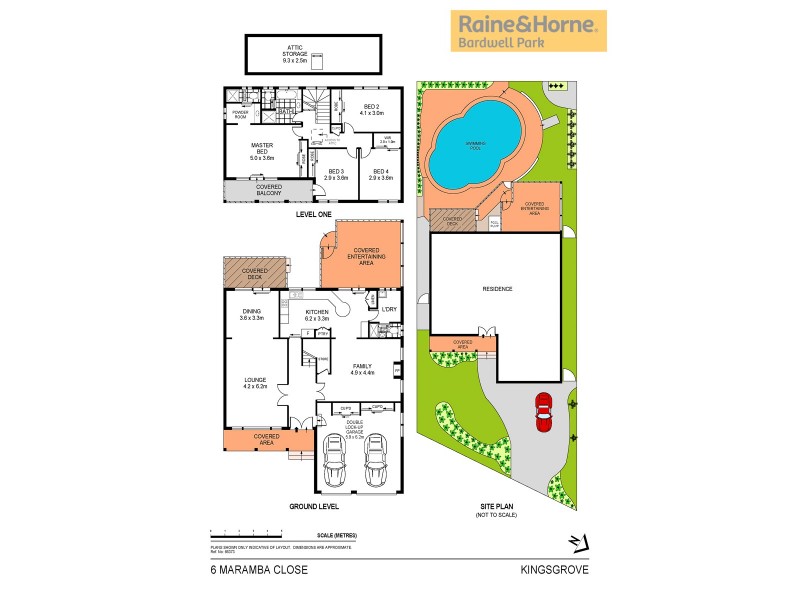 6 Maramba Close, Kingsgrove NSW 2208 Floorplan