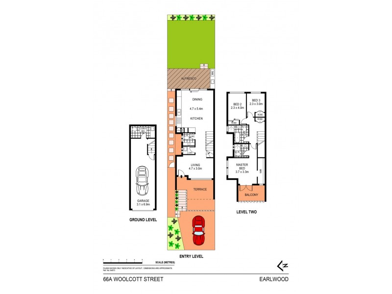 66a Woolcott Street, Earlwood NSW 2206 Floorplan