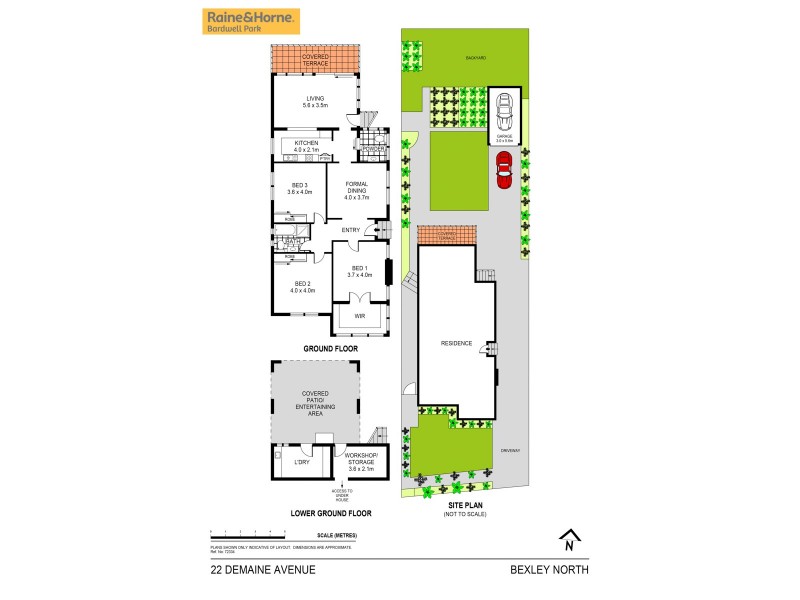 22 Demaine Avenue, Bexley North NSW 2207 Floorplan