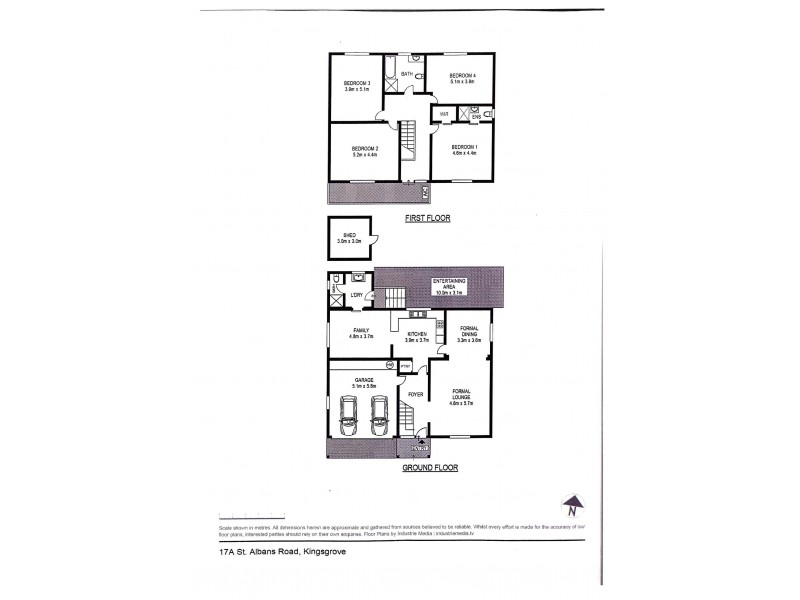 17a St Albans Road, Kingsgrove NSW 2208 Floorplan