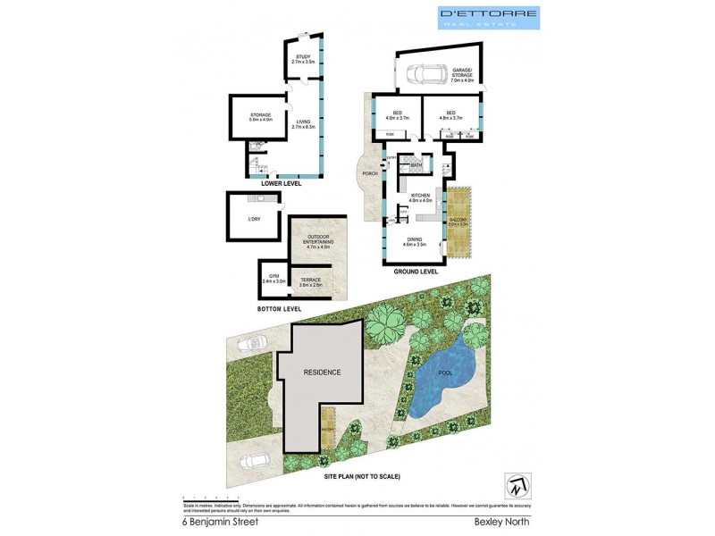 6 Benjamin Street, Bexley North NSW 2207 Floorplan