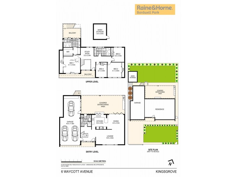 6 Waycott Avenue, Kingsgrove NSW 2208 Floorplan