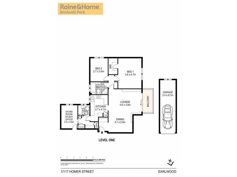 1/117-119 Homer Street, Earlwood NSW 2206 Floorplan