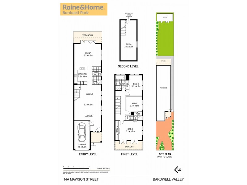 14A Mawson Street, Bardwell Valley NSW 2207 Floorplan