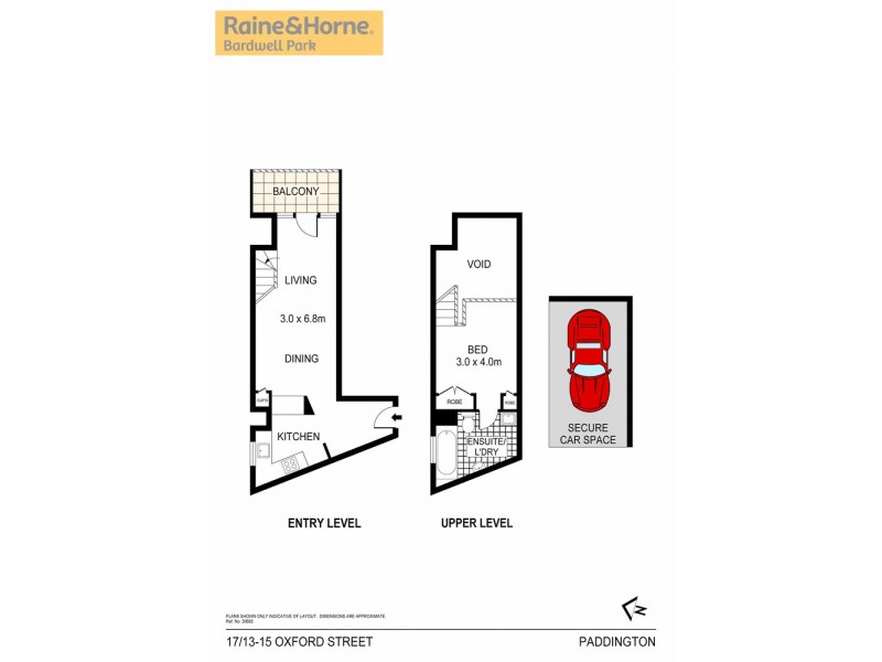 17/13-15 Oxford Street, Paddington NSW 2021 Floorplan