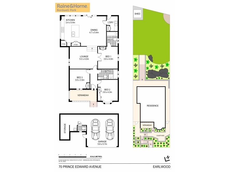 70 Prince Edward Avenue, Earlwood NSW 2206 Floorplan