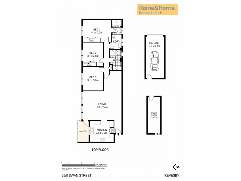 29/8-14 Swan Street, Revesby NSW 2212 Floorplan