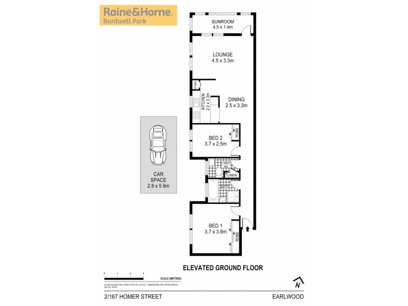 2/167 Homer Street, Earlwood NSW 2206 Floorplan