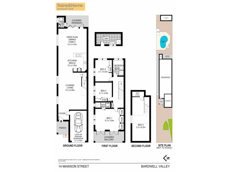 14 Mawson Street, Bardwell Valley NSW 2207 Floorplan