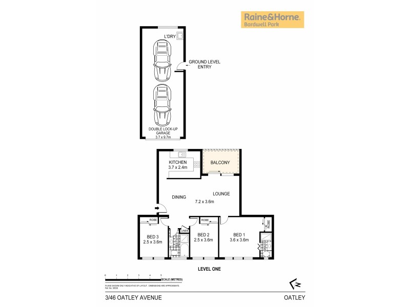 3/46 Oatley Avenue, Oatley NSW 2223 Floorplan