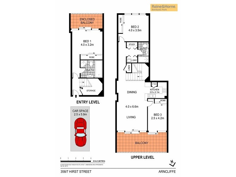 358/7 Hirst Street, Arncliffe NSW 2205 Floorplan