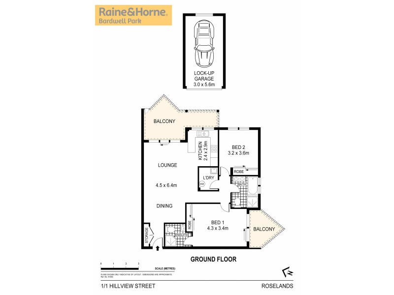 1/1 Hillview Street, Roselands NSW 2196 Floorplan