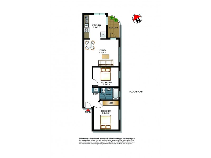 10/126 Francis Street, Bondi Beach NSW 2026 Floorplan