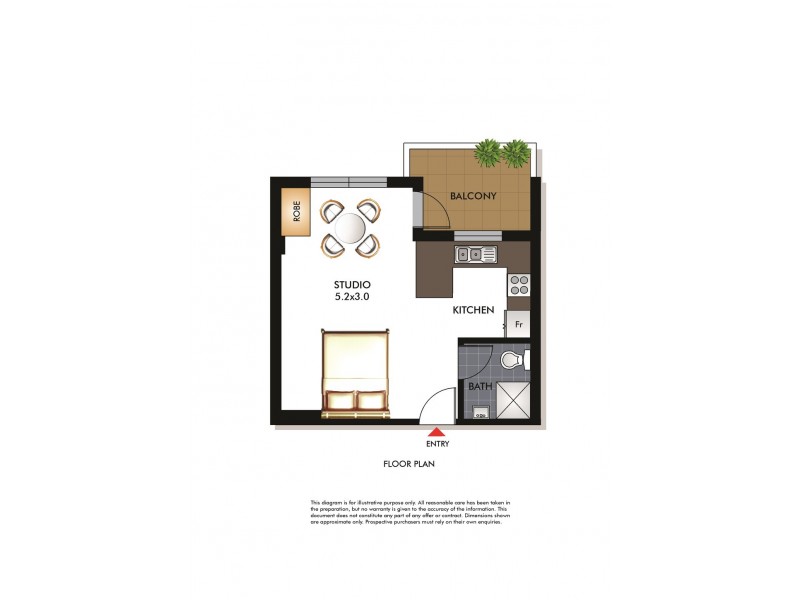 705/212 Bondi Road, Bondi NSW 2026 Floorplan
