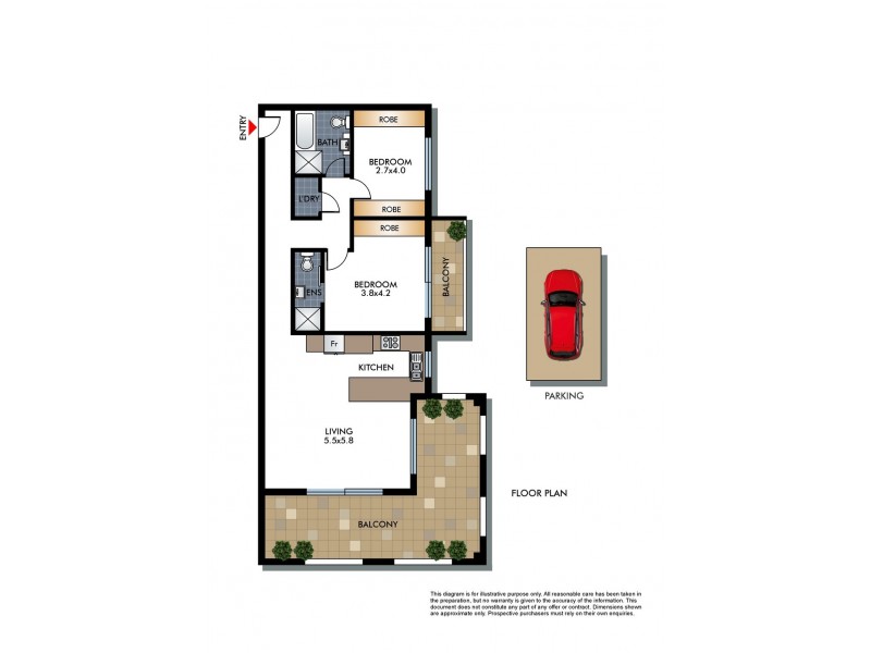 11/30-34 Penkivil Street, Bondi NSW 2026 Floorplan