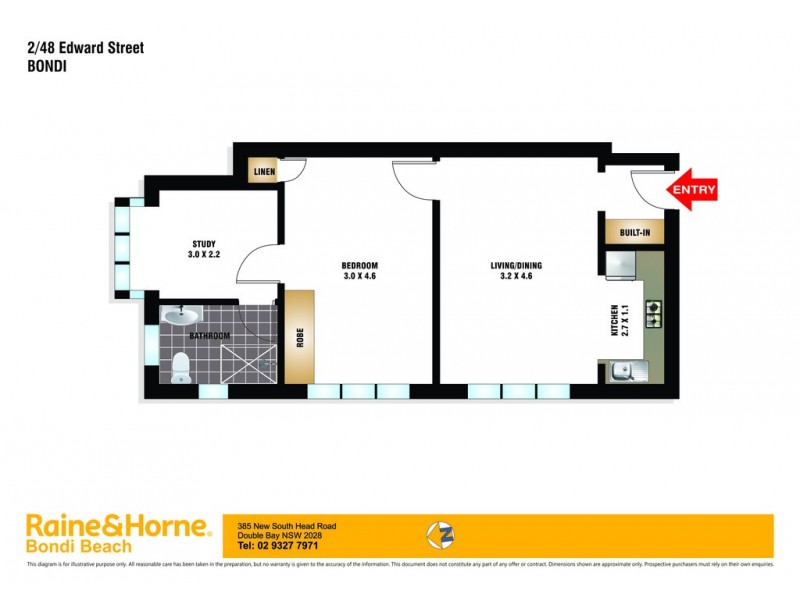 2/48 Edward Street, Bondi NSW 2026 Floorplan