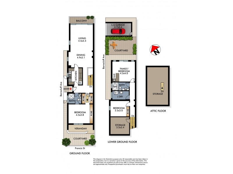 115 Francis Street, Bondi Beach NSW 2026 Floorplan
