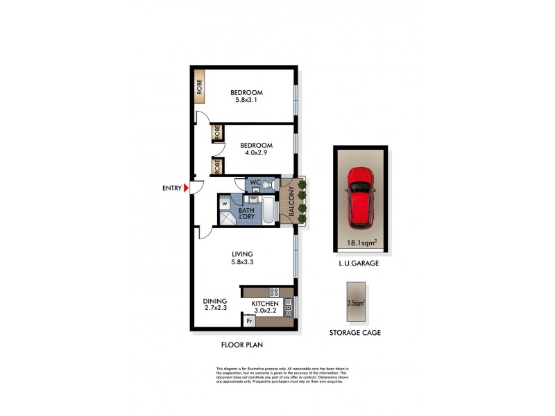 3/14 Leura Road, Double Bay NSW 2028 Floorplan
