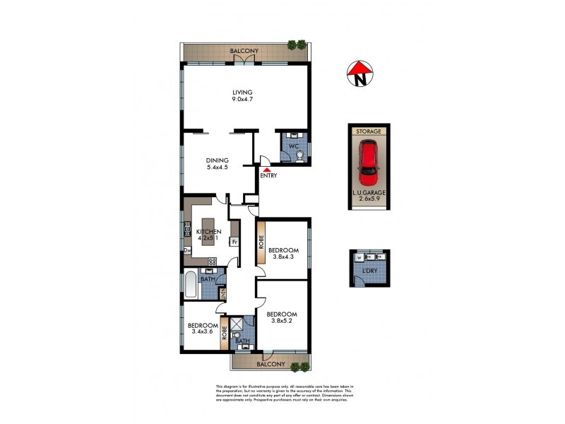 1/33 Liverpool Street, Rose Bay NSW 2029 Floorplan