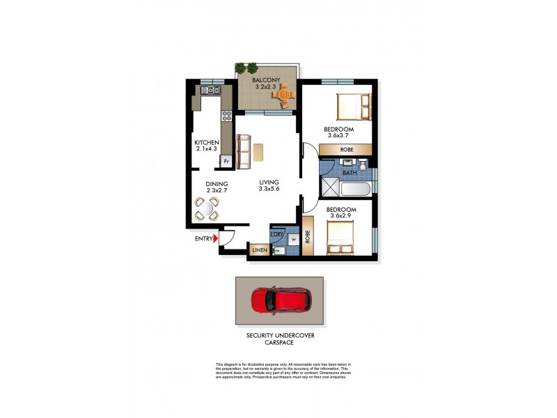 2B/39-41 Penkivil Street, Bondi NSW 2026 Floorplan