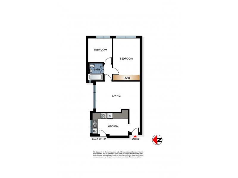 3/38A Flood Street, Bondi NSW 2026 Floorplan