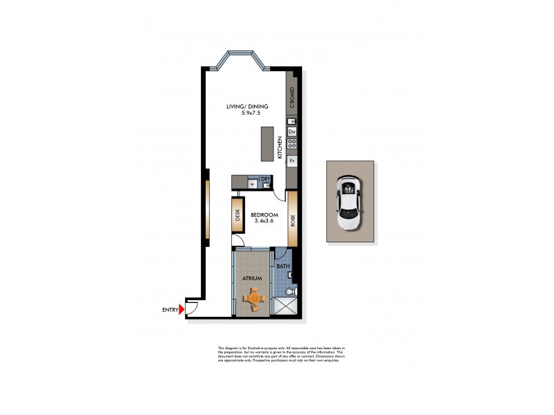 101/152 Campbell Parade, Bondi Beach NSW 2026 Floorplan