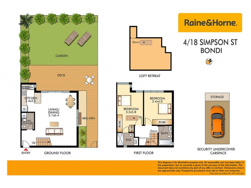 4/18 Simpson Street, Bondi Beach NSW 2026 Floorplan