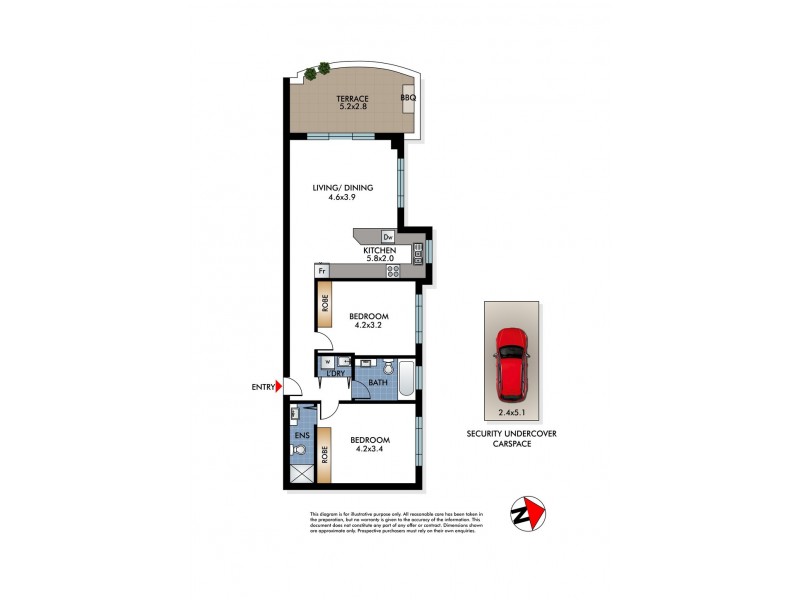 17/30-34 Penkivil Street, Bondi NSW 2026 Floorplan