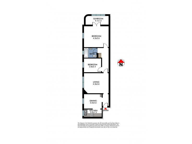 8/35 Fletcher Street, Tamarama NSW 2026 Floorplan