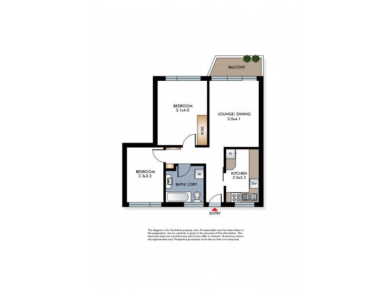 11/23 Girilang Avenue, Vaucluse NSW 2030 Floorplan