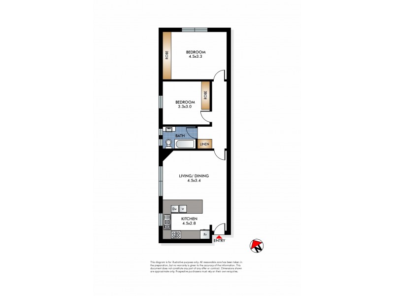 3/76 Curlewis Street, Bondi Beach NSW 2026 Floorplan