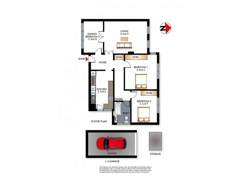 6/5 Towns Road, Vaucluse NSW 2030 Floorplan