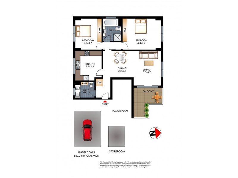 10/11-13 Penkivil Street, Bondi NSW 2026 Floorplan