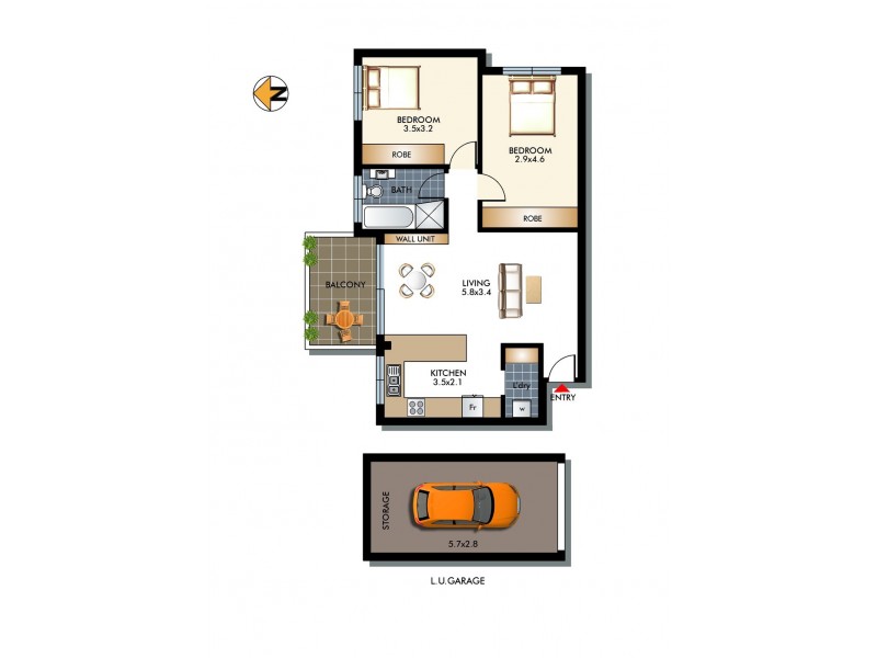 25/10-16 Melrose Parade,, Clovelly NSW 2031 Floorplan