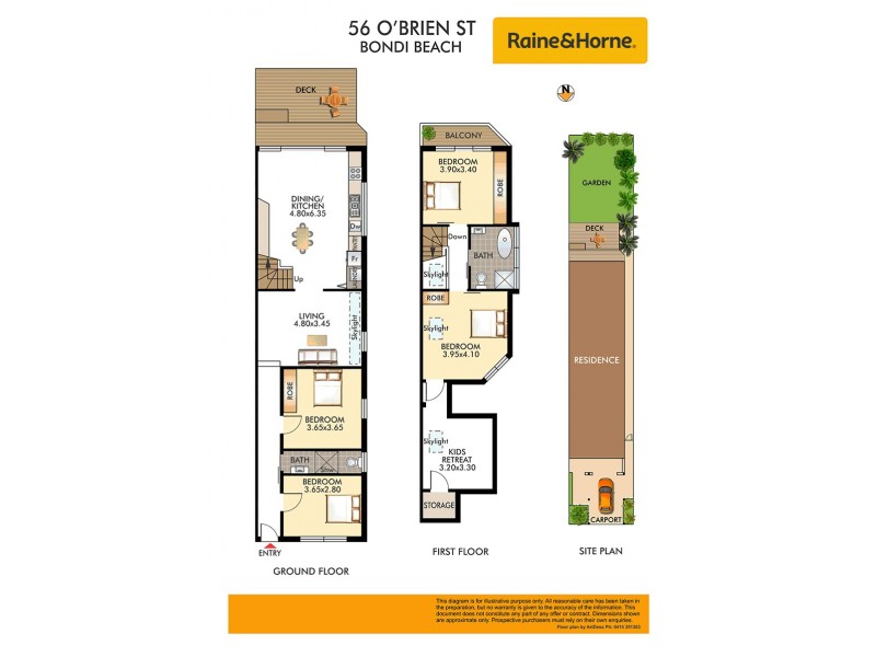 56 O’Brien Street, Bondi Beach NSW 2026 Floorplan