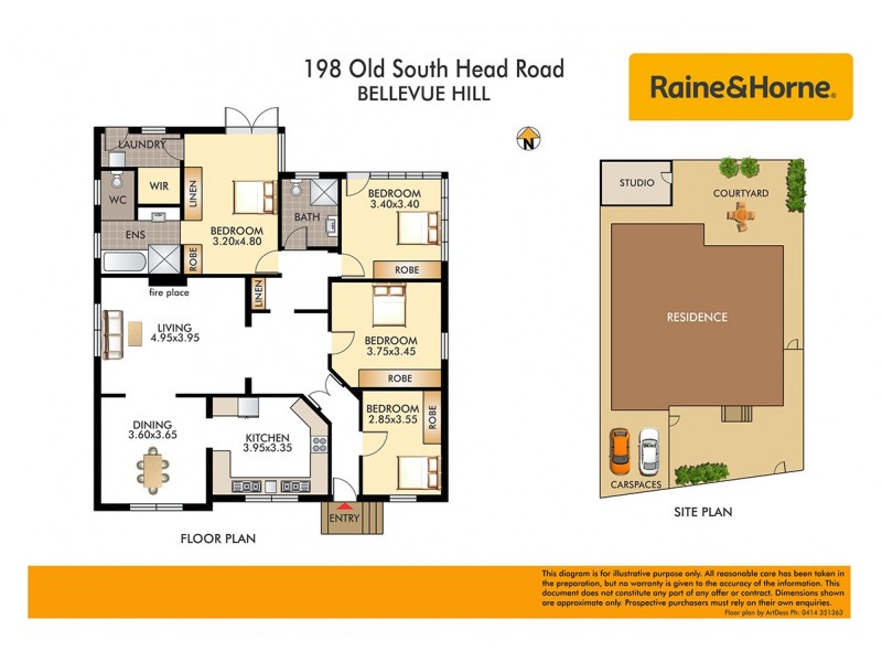 198 Old South Head Road, Bellevue Hill NSW 2023 Floorplan