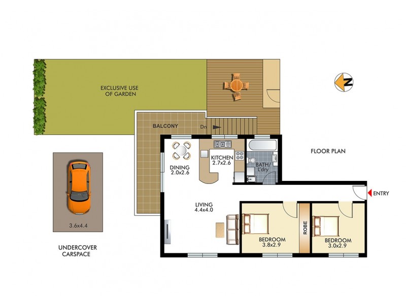 1/324 Birrell Street, Bondi NSW 2026 Floorplan