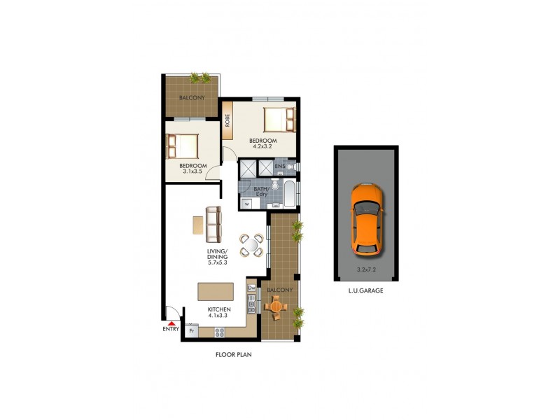 12/39-41 Denham Street, Bondi NSW 2026 Floorplan