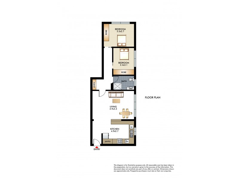 2/333 Bondi Road, Bondi Beach NSW 2026 Floorplan