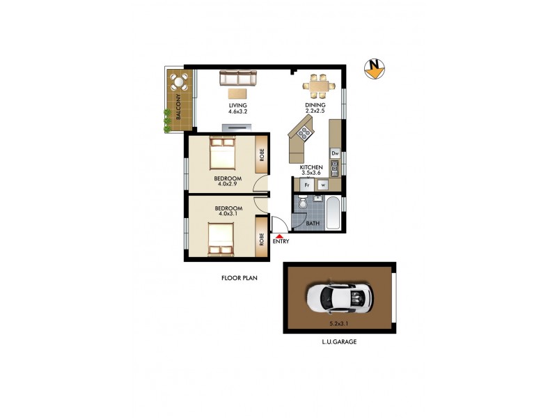 8/373 Bronte Road, Bronte NSW 2024 Floorplan