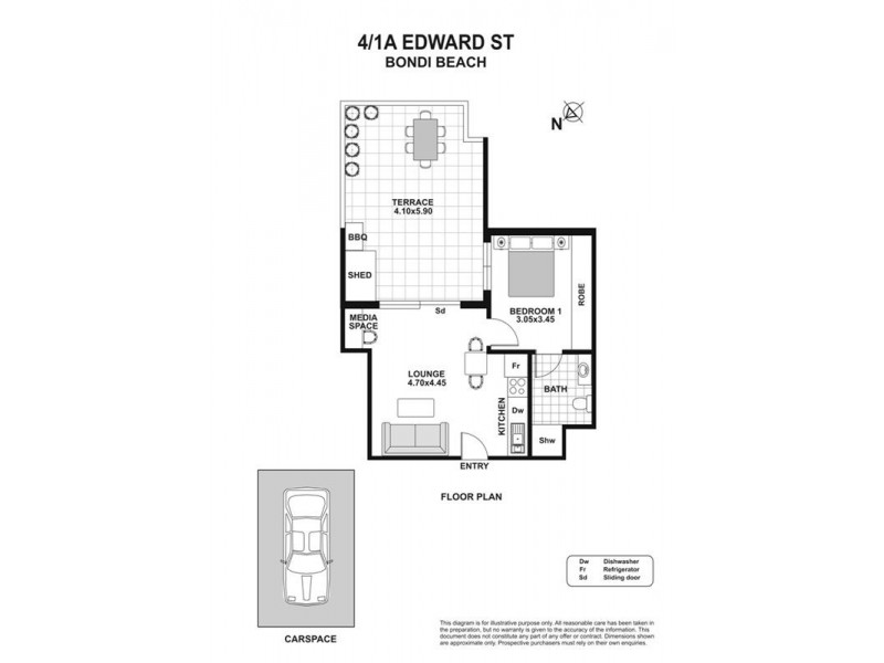 4/1A Edward Street, Bondi Beach NSW 2026 Floorplan