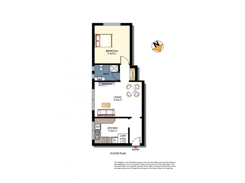 3/65 Curlewis Street, Bondi Beach NSW 2026 Floorplan