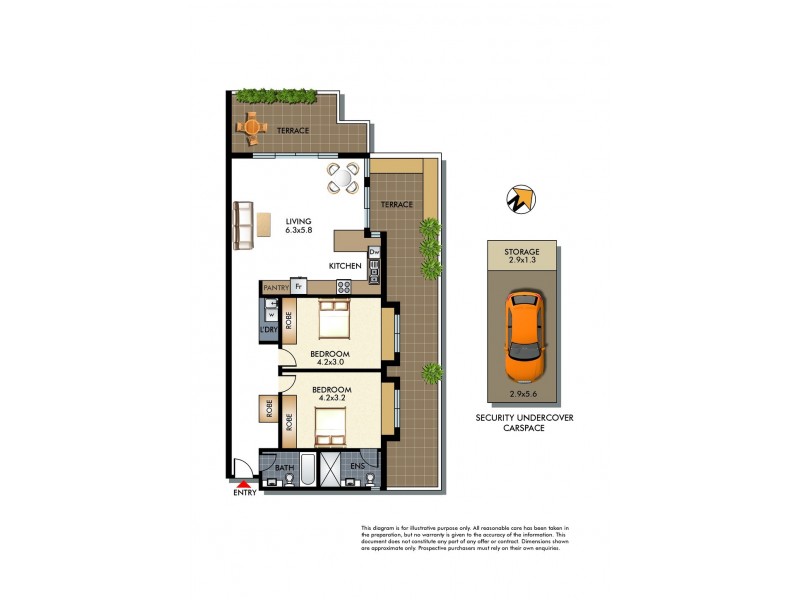 1/18 Simpson Street, Bondi Beach NSW 2026 Floorplan