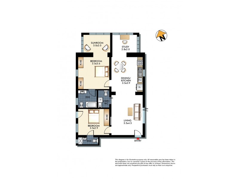 6/17 Francis Street, Bondi Beach NSW 2026 Floorplan