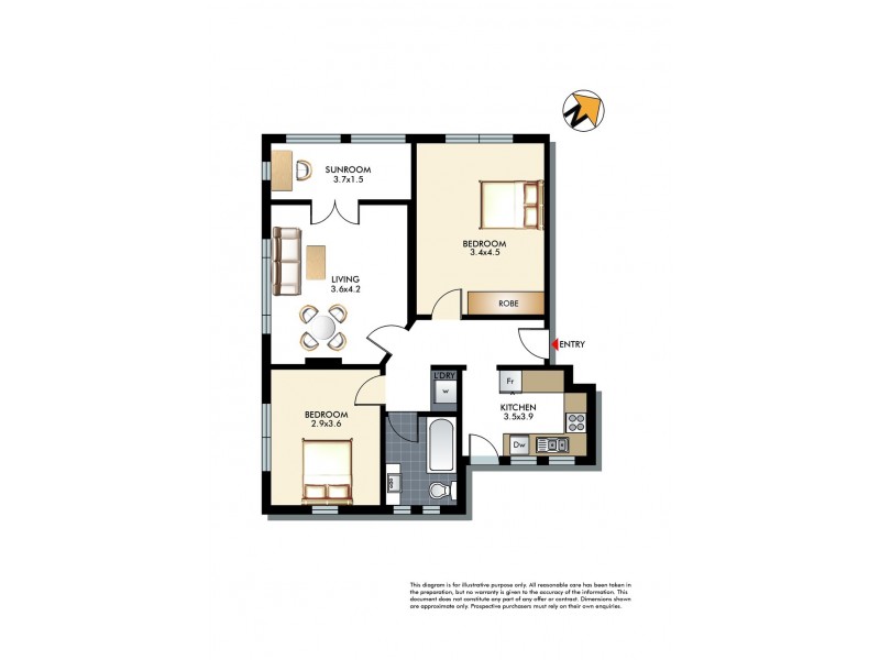 9/40-42 Ramsgate Avenue, Bondi Beach NSW 2026 Floorplan