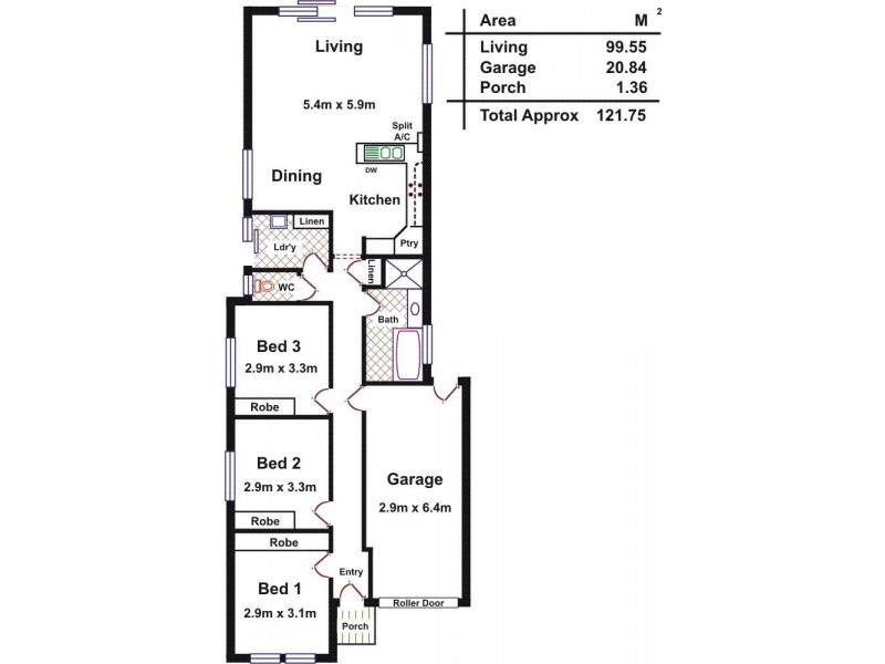 1a Jensen Road, Elizabeth East SA 5112 Floorplan