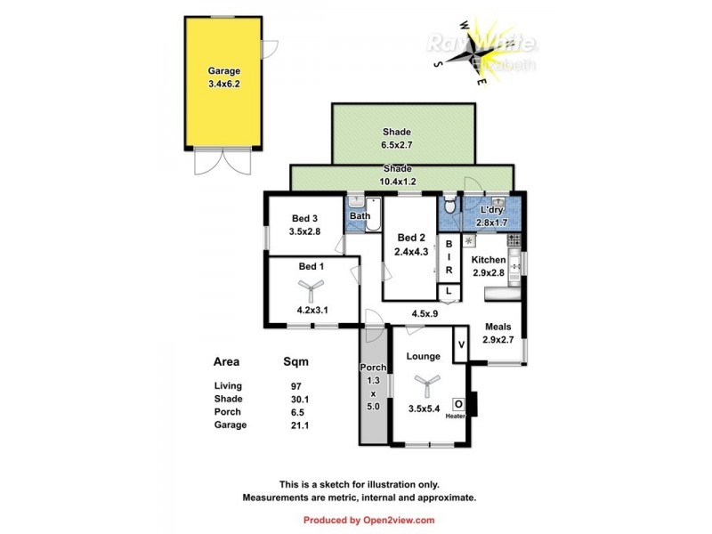 17 Bloomfield Crescent, Elizabeth Downs SA 5113 Floorplan