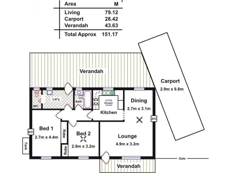 11 Clapton Street, Elizabeth Vale SA 5112 Floorplan