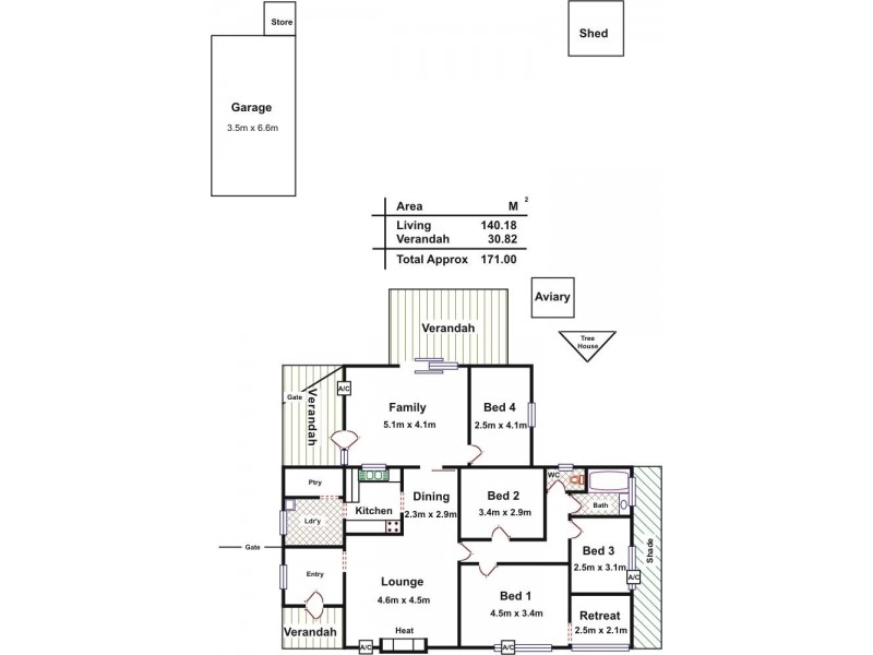 10 Manningford Road, Elizabeth South SA 5112 Floorplan