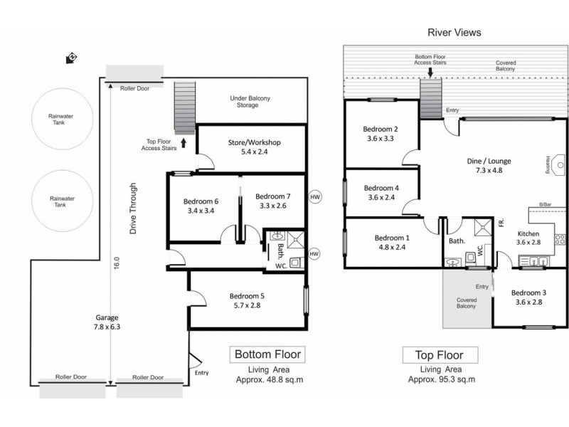 96 Page Drive, Blanchetown SA 5357 Floorplan